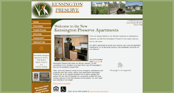 Desktop Screenshot of kensingtonpreserve.com